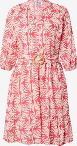 Sublevel - Vestido camisero en rosa: frente