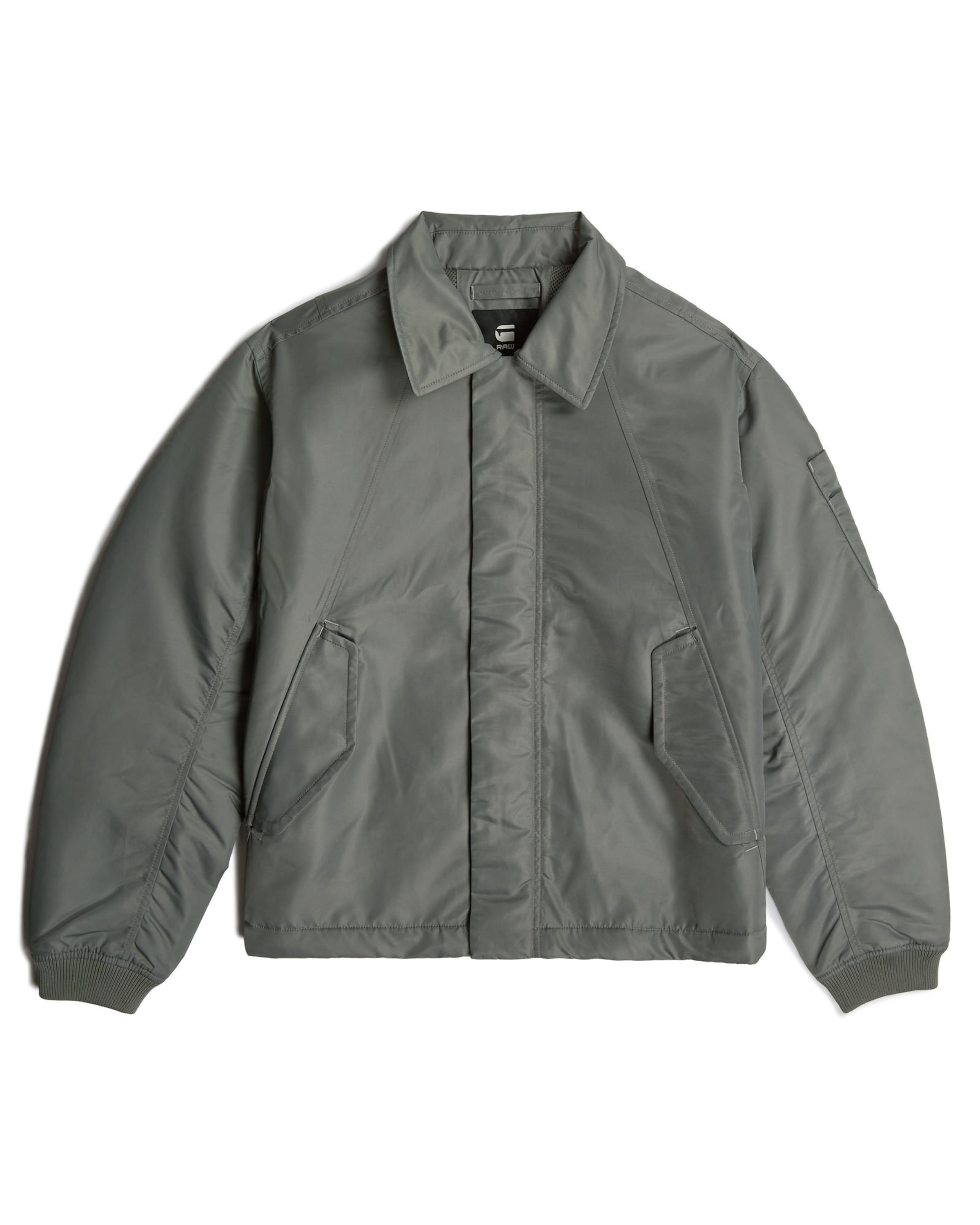 G-STAR Tussenjas 'Padded Bomber' in Grijs: voorkant