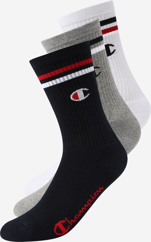 Champion Authentic Athletic Apparel Socks in Grey: front