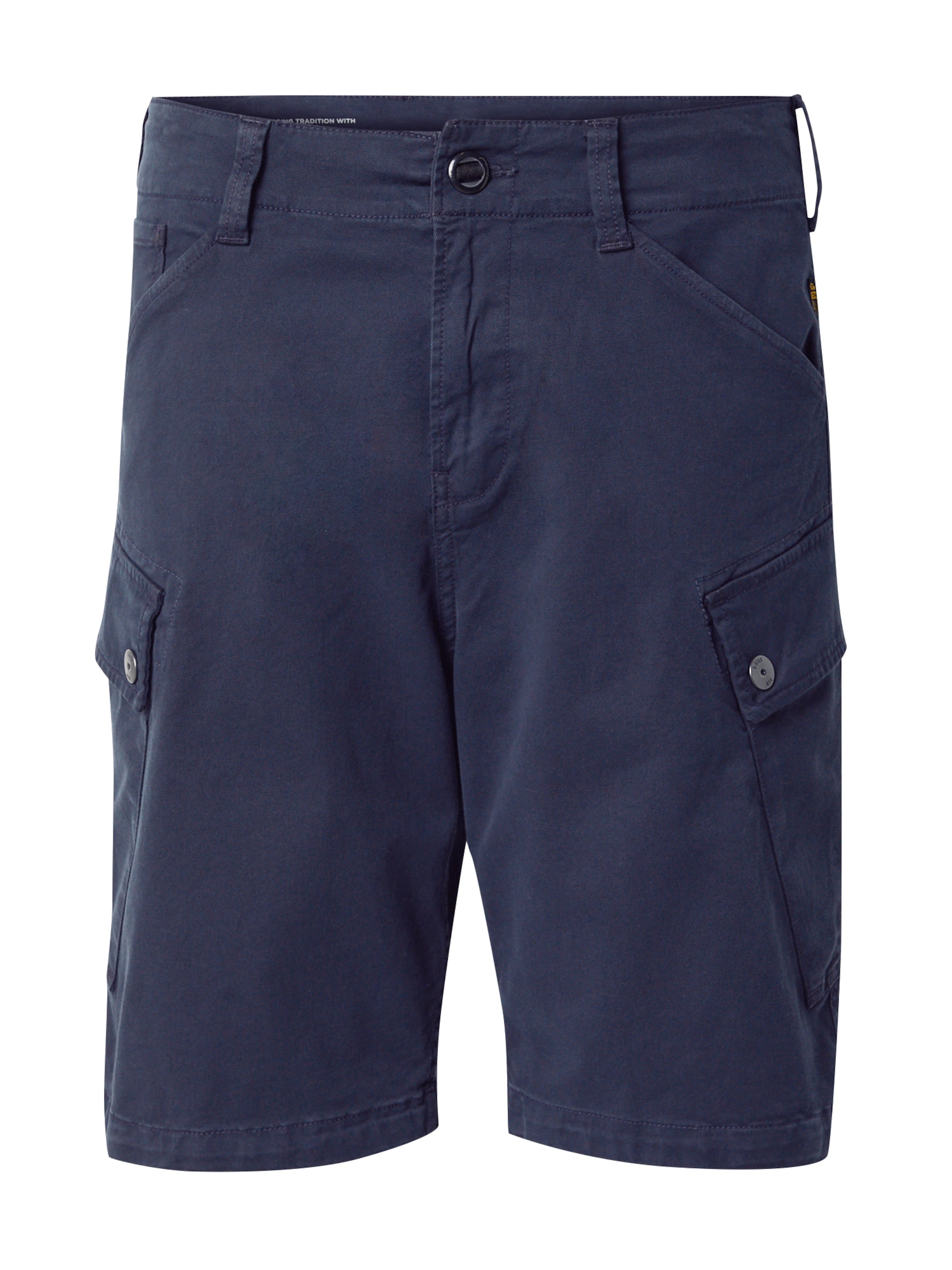 G-STAR regular Cargobukser 'Roxic' i blå: forside