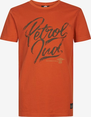 Petrol Industries T-Shirt 'Chewelah' in Orange: predná strana