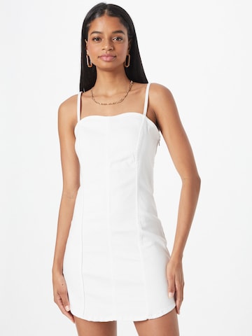 NEON & NYLON - Vestido 'STELLA' em branco: frente