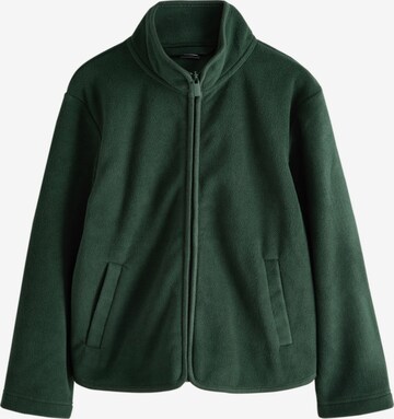 Next Fleece jas in Groen: voorkant