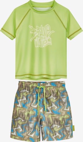 Protection UV 'Wave' PLAYSHOES en vert : devant