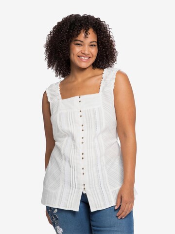 sheego by Joe Browns Top in White: front