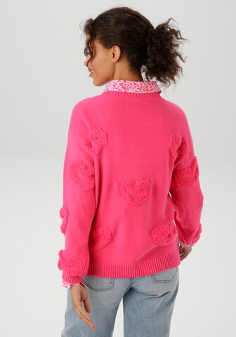 Aniston CASUAL Pullover in Pink