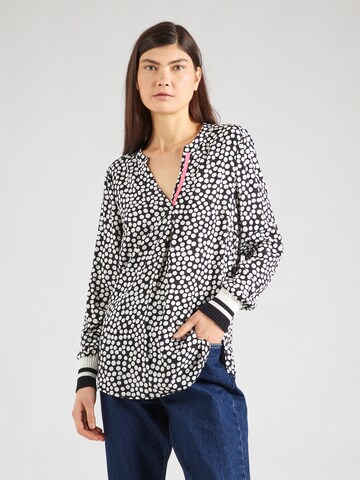 Emily Van Den Bergh Bluse in Schwarz: Vorderseite