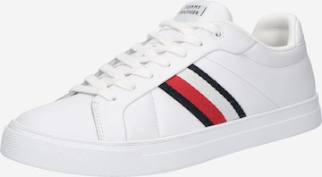 Sneaker bassa 'ICON COURT' di TOMMY HILFIGER in bianco: frontale
