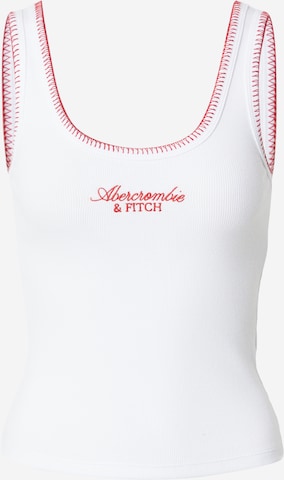 Abercrombie & Fitch Top – bílá: přední strana