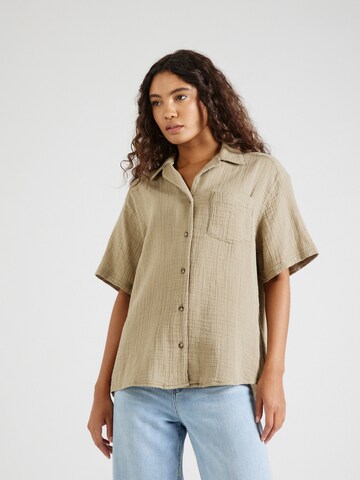 TOPSHOP Blus i beige: framsida