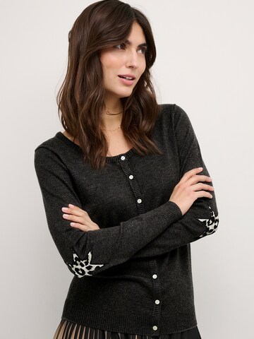 CULTURE Knit Cardigan 'Annemarie' in Black: front