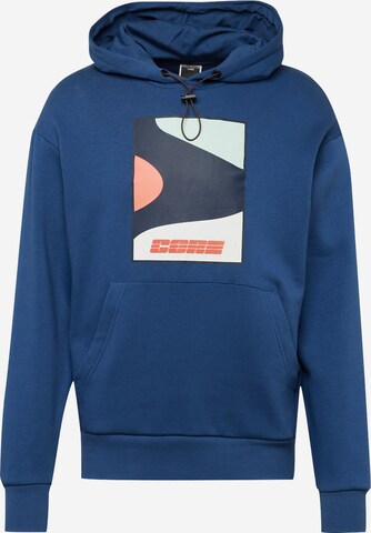 JACK & JONES Sweatshirt 'FAST' i blå: framsida