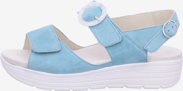 SOLIDUS Sandals 'Greta' in Blue: front