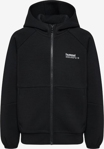 Hummel Sports sweat jacket 'Tech Fleece' in Black: front