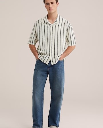 WE Fashion Comfort fit Srajca | bež barva