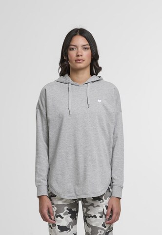 Felpa 'Heart EMB' di Mister Tee in grigio