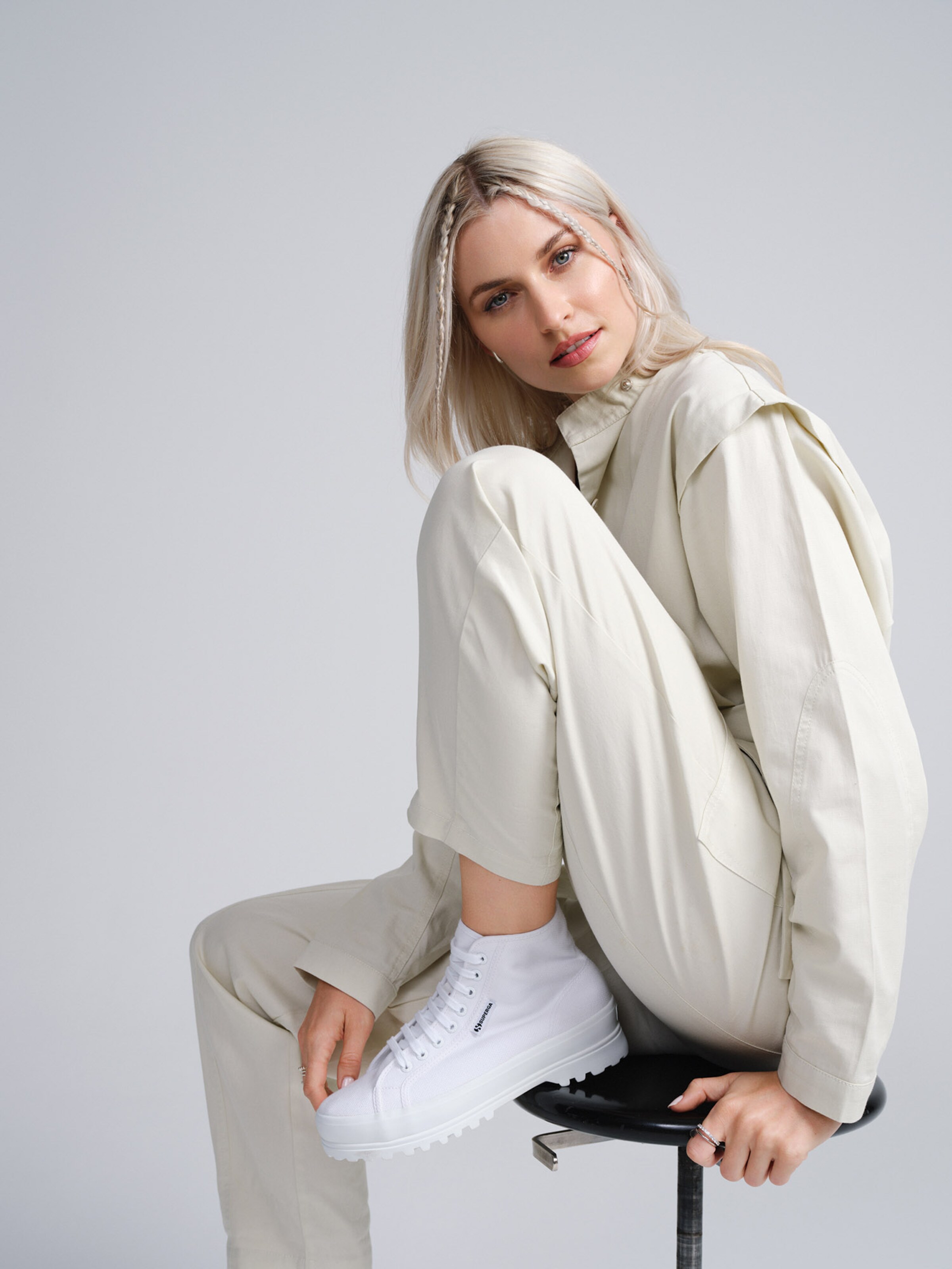 Superga grigie alte deals