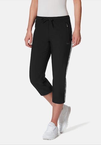 STOOKER WOMEN Slimfit Hose 'Stripe' in Schwarz: Vorderseite