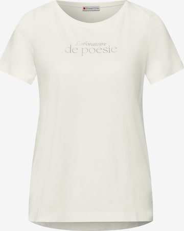 STREET ONE Shirt in White: front