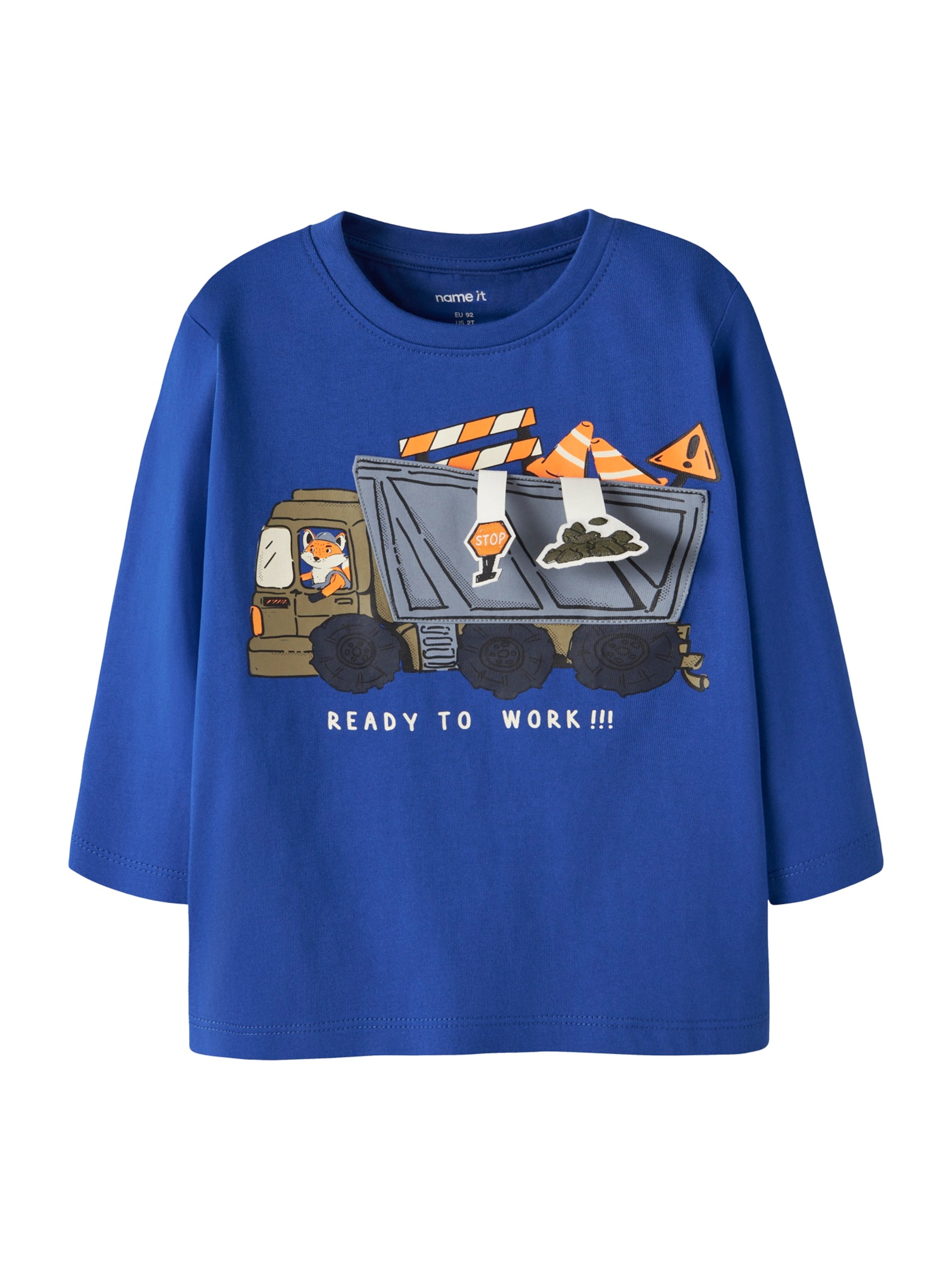 NAME IT Shirt 'NMMNORMANA' in Blue: front