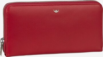 GOLDEN HEAD Wallet 'Madrid' in Red: front