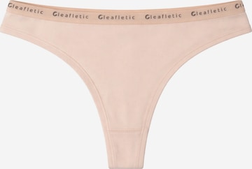 LEAFLETIC Panty in Beige: front