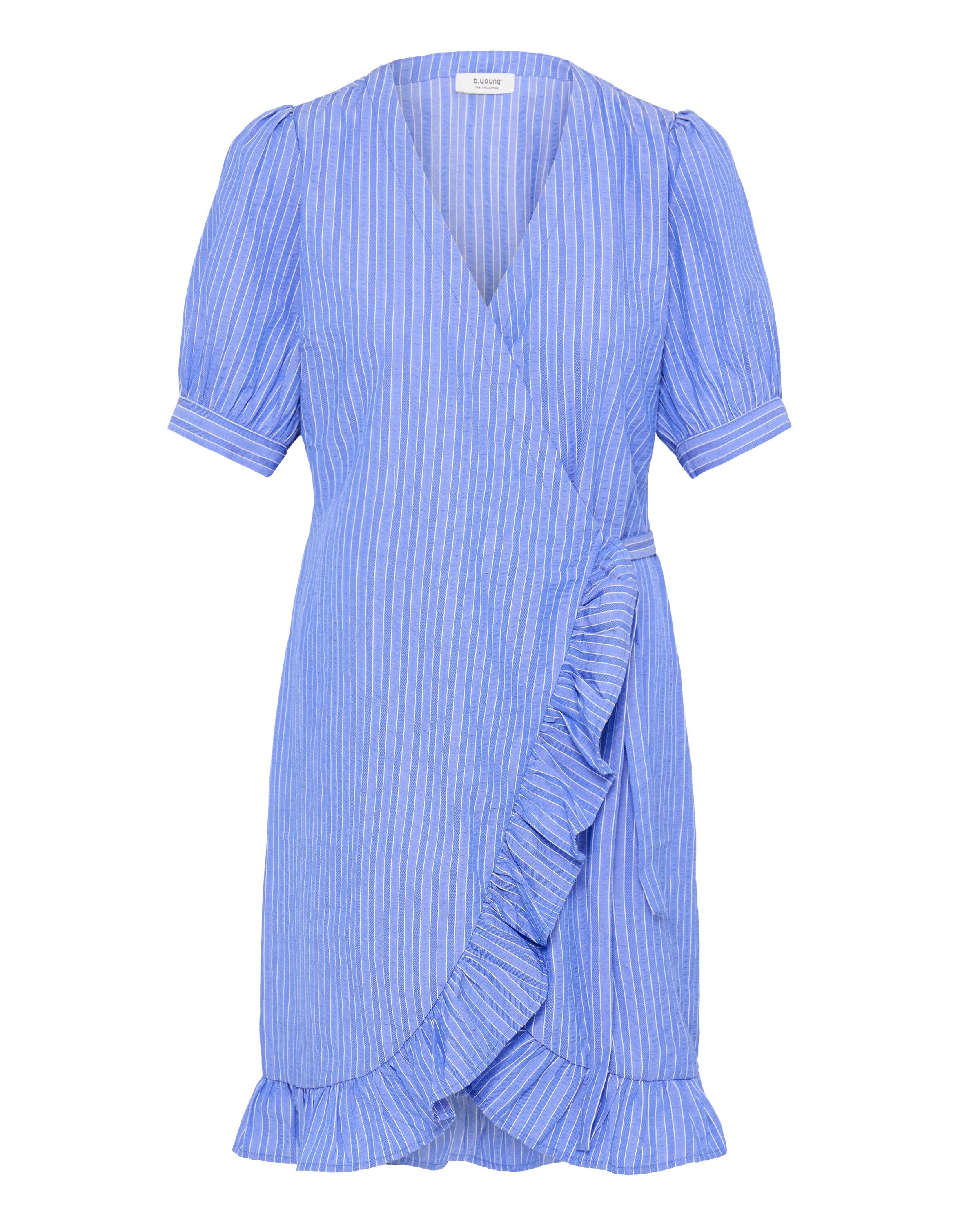 b.young Robe 'BYJAIDEN' en bleu / blanc, Vue avec produit