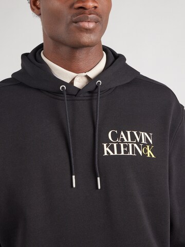 Calvin Klein Jeans Μπλούζα φούτερ σε μαύρο
