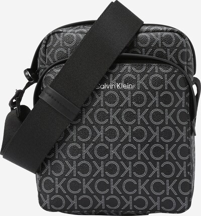 Calvin Klein Чанта за през рамо тип преметка 'MUST' в че�рно / мръсно бяло, Преглед на продукта