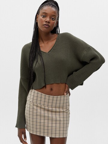 Pull&Bear Pullover in Grün: Vorderseite