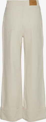 VERO MODA Wide leg Jeans 'KATHY' i beige