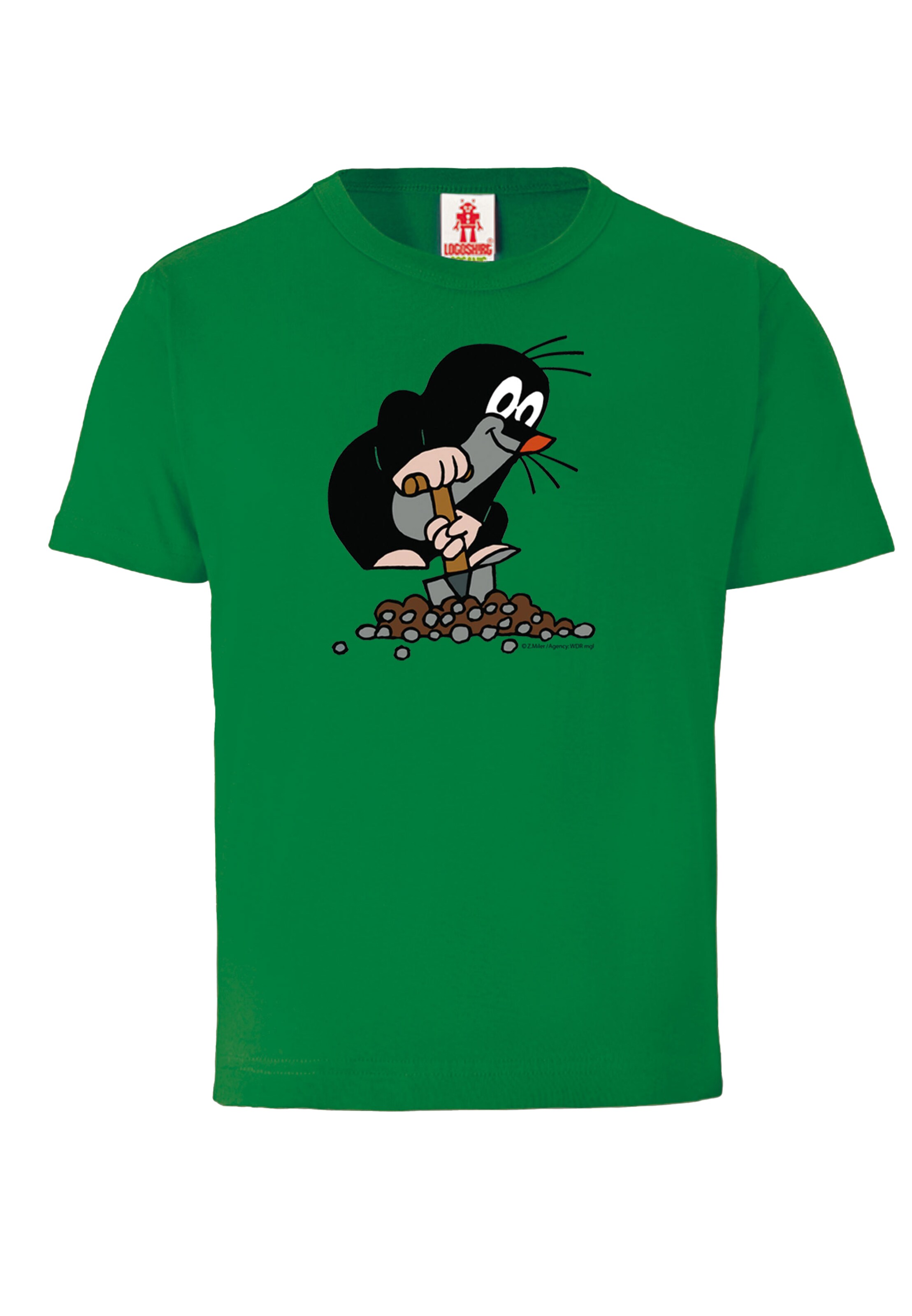 LOGOSHIRT Shirt in Groen: voorkant