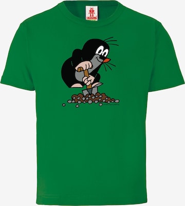 LOGOSHIRT Shirt in Groen: voorkant