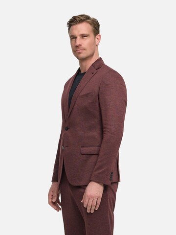 Zuitable Slim fit Suit Jacket 'DiNick' in Red