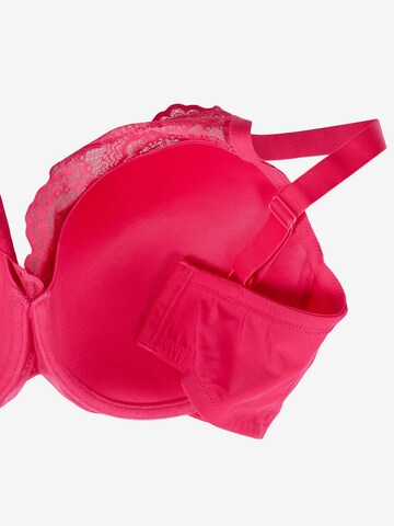 T-shirt Reggiseno 'LJULY' di Devoted by Zizzi in rosa