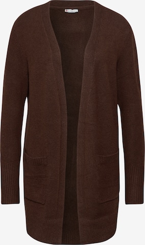STREET ONE Strickjacke in Braun: Vorderseite