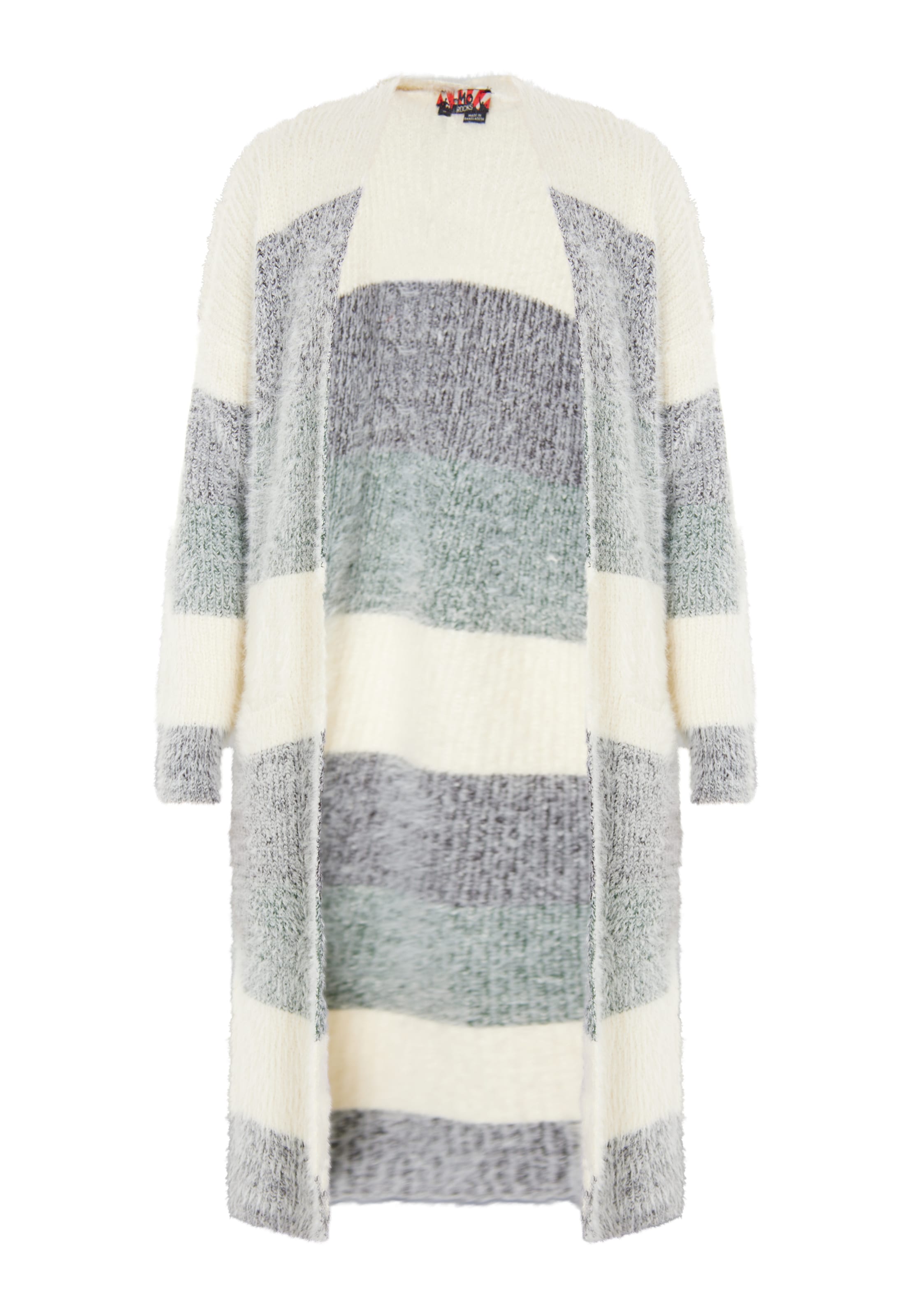 myMo ROCKS Strickjacke in Mischfarben: Vorderseite