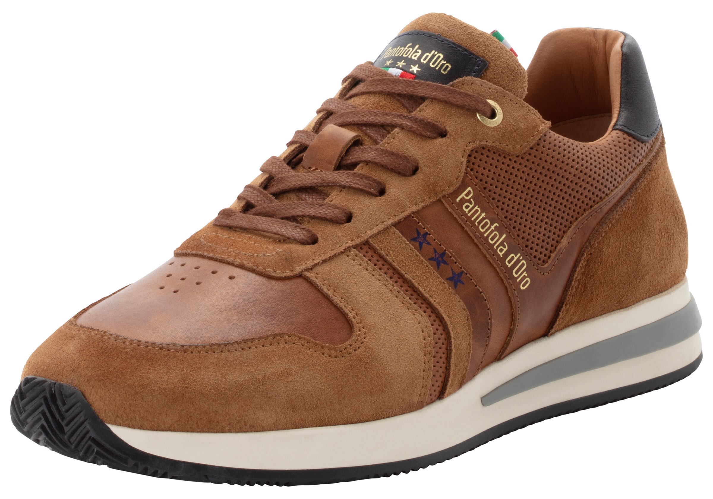 PANTOFOLA D'ORO Sneakers in Brown: front