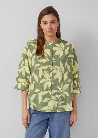 s.Oliver Blouse in Green: front