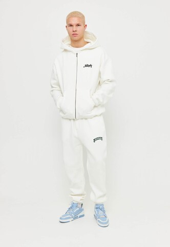 Multiply Apparel Zip-Up Hoodie in White