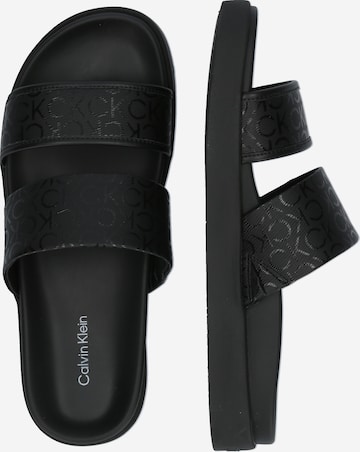 Saboți de la Calvin Klein pe negru