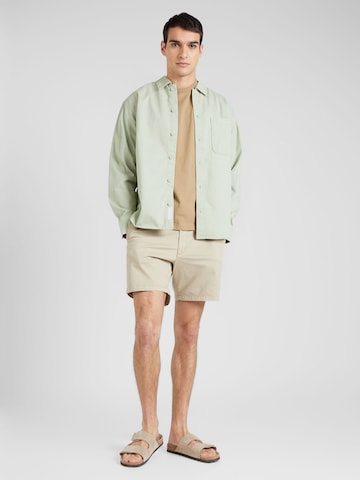 žalia JACK & JONES Standartinis modelis Marškiniai 'COLLECTIVE ZAC'