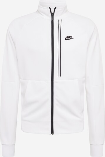 Giacca di felpa 'Tribute' Nike Sportswear di colore nero / bianco, Visualizzazione prodotti