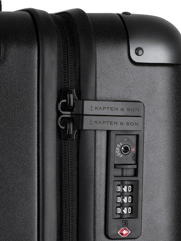 Kapten & Son Suitcase 'Heathrow Cabin' in Black