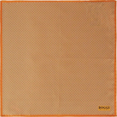 Boggi Milano Scarf i gul / grå / orange / svart / vit, Produktvy