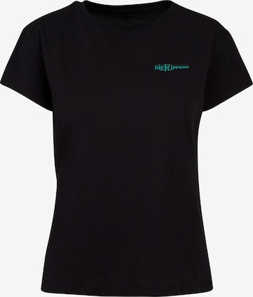 Merchcode Shirt 'Die Flippers - Wir Sagen Danke Schön' in Zwart: voorkant