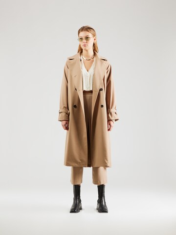 VERO MODA Wide Leg Suorat housut 'SARA' värissä beige