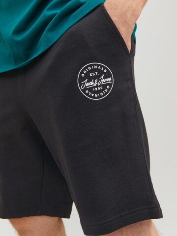 Jack & Jones Plus Regular Broek 'Shark' in Zwart