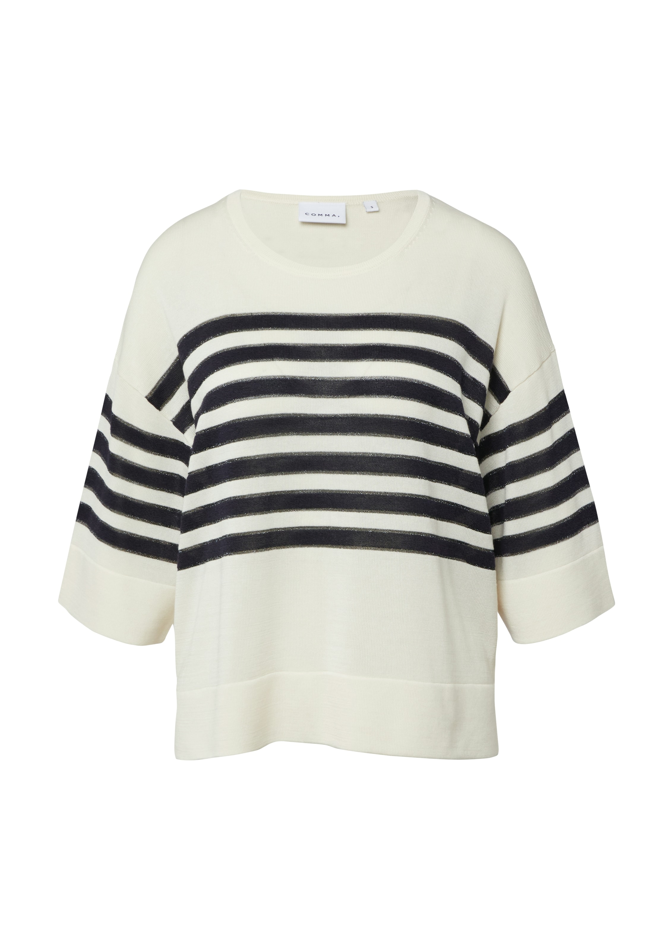 COMMA Pullover in Schwarz: Vorderseite