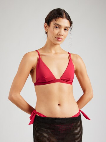 Tommy Hilfiger Underwear Triangle Bikini top in Pink: front